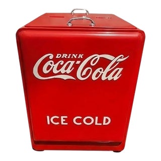 Vintage 1938 Coca-Cola Westinghouse Standard Cooler With Starr X Bottle Opener For Sale