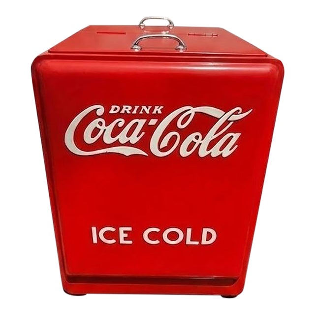 Vintage 1938 Coca-Cola Westinghouse Standard Cooler With Starr X Bottle Opener For Sale