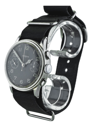 Swiss Stainless Steel Chronograph from Lemania, 1940