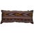Pillow made from a mid-20th century Turkish textile. Bolster size. 11'' x 24''.