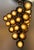 21st Century Italian Grappolo Polished Brass Frosted Smoky Murano Glass Chandelier by Fabio LTD For Sale - Image 6 of 7