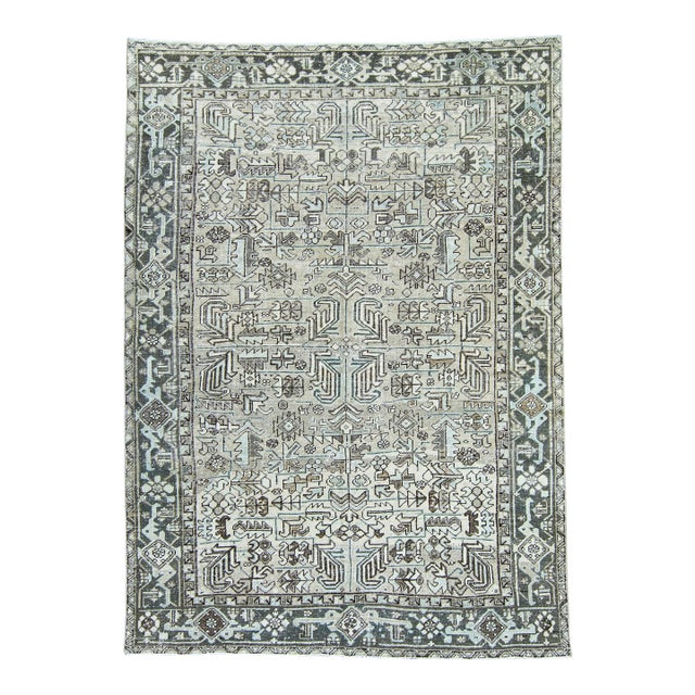 Turkish Vintage Rug 7'7" x 10'6" #16722 For Sale