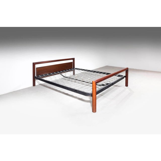 Wood Bed Model L108 by Eugenio Gerli for Tecno, 1967 For Sale - Image 7 of 7