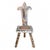 The Brutalist Spanish Chair is a hand-carved wooden chair designed to bring rustic modernist charm and timeless comfort to...