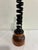 Mid-Century Modern Vintage Primitive Iron and Wood Spiral Courting Candle Holder For Sale - Image 3 of 10