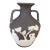 Antique Wedgwood Black Jasperware 10" Portland Vase Peleus & Thetis Phrygian Cap For Sale