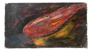 Sirio Pellegrini, Fish, Oil Painting, 1960s