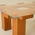 Beige Italian Post Modern Glass Coffee Table, 1970's For Sale - Image 8 of 8