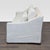 Modern Restoration Hardware Belgian White Slipcovered Fabric Loveseat With Cushions For Sale - Image 3 of 9