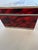 One of a Kind Artist Painted Decorative Red Faux Tortoise Box For Sale - Image 10 of 15