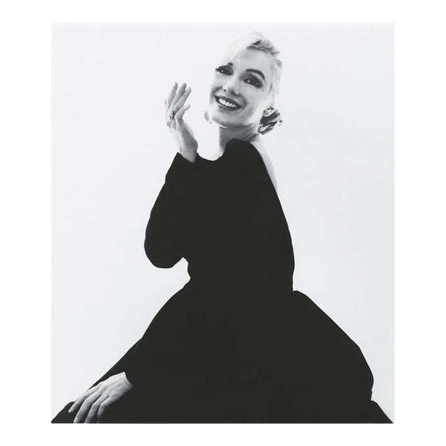 Bert Stern, Marilyn Smiling at You in Black Dress, 2008, Photographic Print For Sale