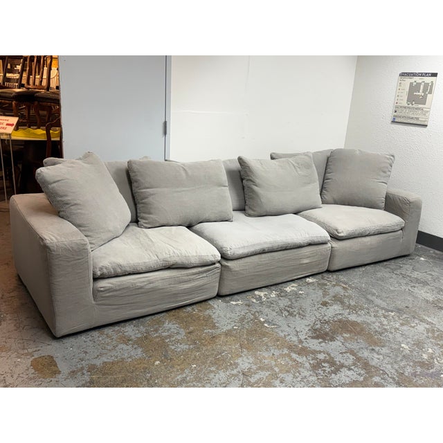Restoration Hardware Cloud Modular U-Sectional, Set of Five For Sale - Image 9 of 12