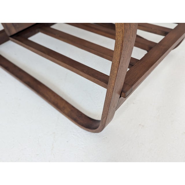 Adjustable H 70 Armchair in Bouclé by Jindrich Halabala for Up Závody, 1930s For Sale - Image 17 of 18