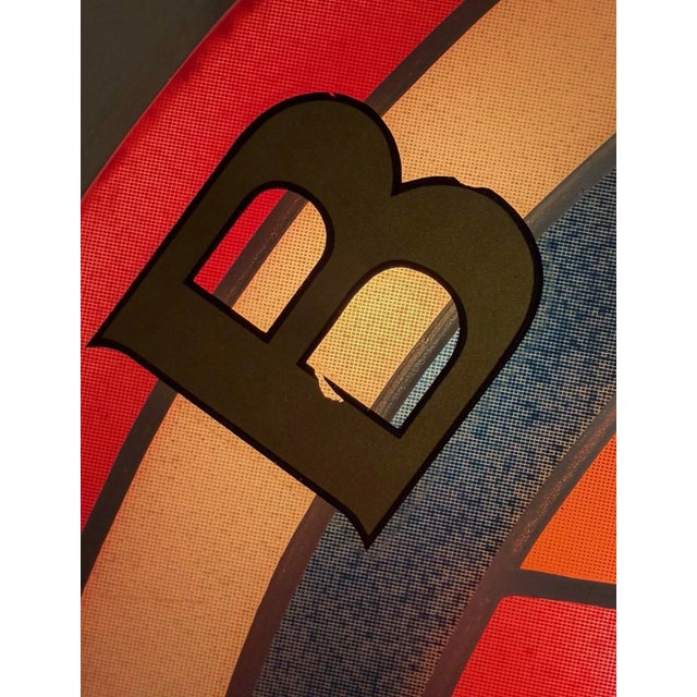 Very Rare Freemasons Rainbow Girls Unique Decorative Light Sculpture Sign For Sale - Image 11 of 12