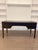 Clarendon Collection by Bernhardt Furniture Arabica finish Vienna walnut bonded leather wrapped desk with contrasting...