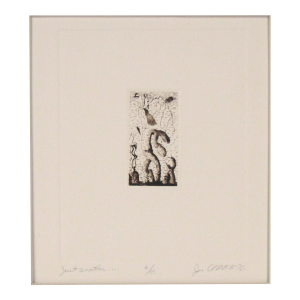 "Just Another..." - 1976 Surrealist Lithograph by Jim Crabb