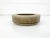 Round ceramic vide-poche or low bowl in beige-brown earth tones. Scandinavian Mid-Century 1960s, produced by Palshus...