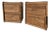 Arbek Vintage Oak Nightstands / End Tables – Dovetail Drawers – Matching Pair For Sale