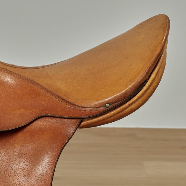 Brown Vintage English Sowter & Co Horse Saddle For Sale - Image 8 of 13