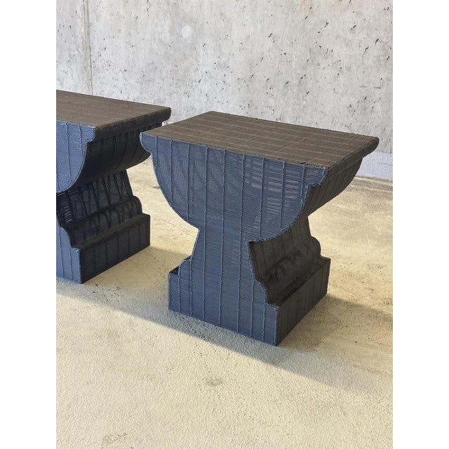 Industrial Vintage Industrial Side Tables, Set of 2 For Sale - Image 3 of 11
