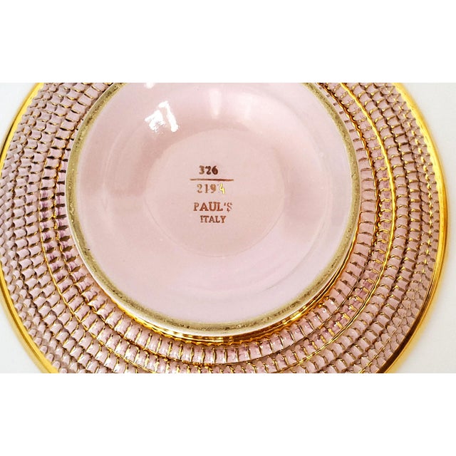 1960s Pink Bowl Candy Dish Aldo Londi Seta Style For Sale - Image 11 of 11