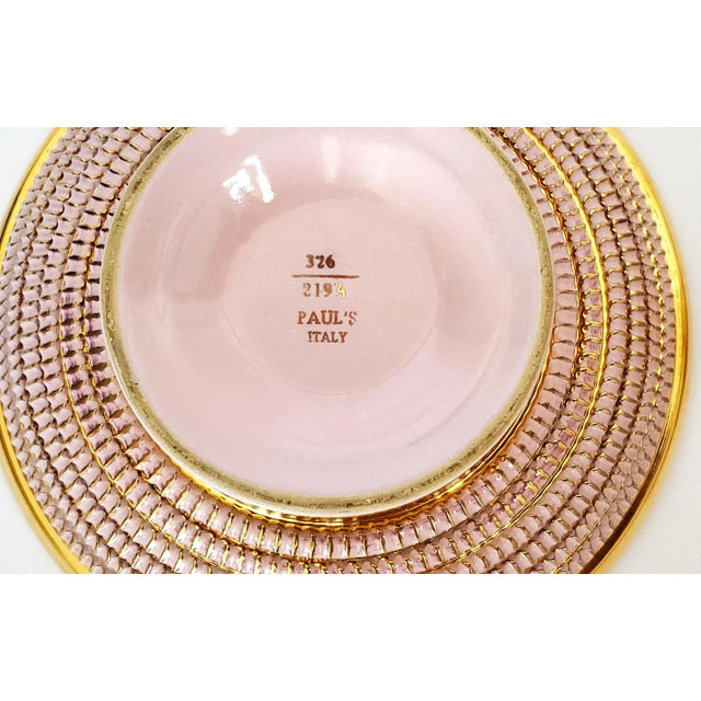 Bowl or Candy Dish 1960s Italy Pink For Sale - Image 11 of 11