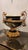 This listing features a Limoges style cobalt blue handled centerpiece with gilt bronze and hand painted ornamentation....
