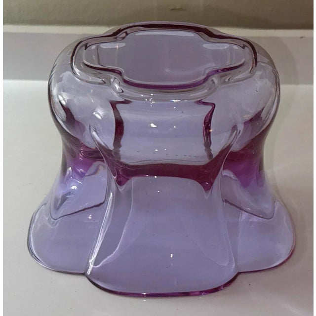 Alexandrite Color Changing Glass Vase For Sale In New York - Image 6 of 9