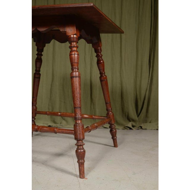 Aesthetic Movement Walnut Table by Charles Eastlake, 1870 For Sale - Image 4 of 6