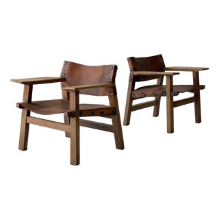 Spanish Chairs by Borge Mogensen From Mexico For Sale