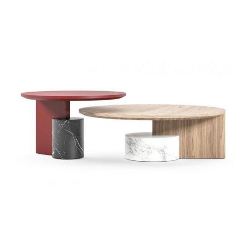 Black Low Sengu Table in Marble & Wood by Patricia Urquiola for Cassina, Italy For Sale - Image 8 of 18