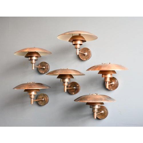 Copper PH4/5 Wall Light by Poul Henningsen for Louis Poulsen, 1970s For Sale - Image 3 of 13
