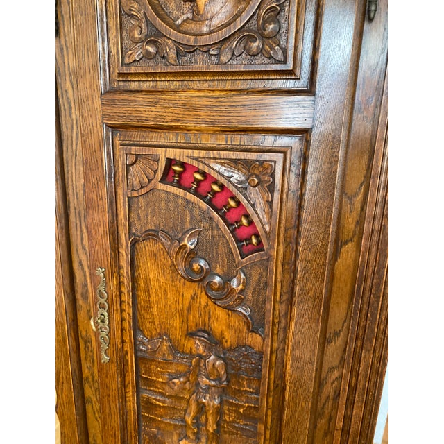 Breton Wardrobe in Oak, Late 19th Century For Sale - Image 18 of 18