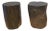 Pair of Indonesian Petrified Wood Side Tables, Bali, Organic Modern, C. 2000s For Sale