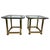 1950's Brass and Glass Side Tables with Shell Decoration - A Pair For Sale - Image 9 of 18