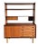 Mid-Century Teak Bookcase with Pull-Out Writing Desk, 1960s For Sale