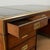 Vintage Large Scale Leather Top Campaign Style Partners Desk by Baker For Sale - Image 9 of 18