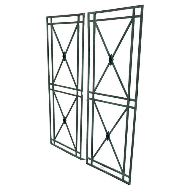 French Directoire Style Bronze Wall Panels, 1940s, Set of 2 For Sale - Image 12 of 12