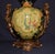 Vintage (1980's) Large Vase/Urn has a Neo-Classic Style. Made of Ceramic/Pottery with a Floral & Figural Motif. The...