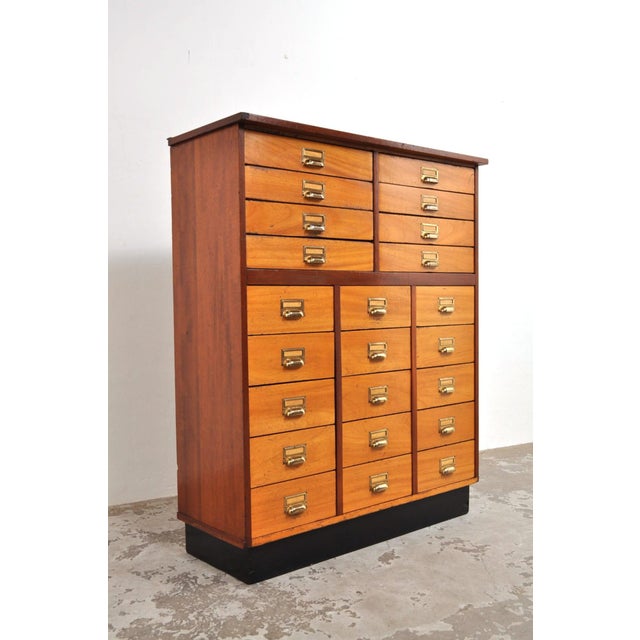 Vintage Mahogany Chest of Drawers, 1950s For Sale - Image 12 of 12