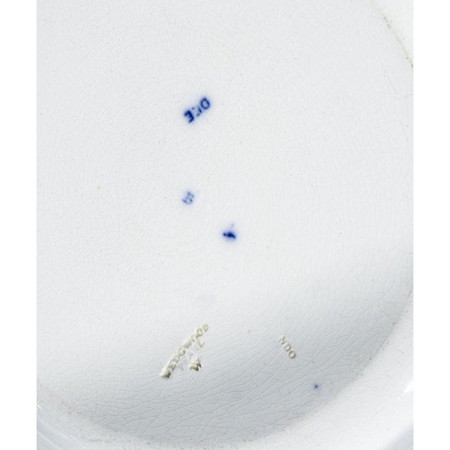 Ceramic White and Blue Table Service, Set of 40 For Sale - Image 7 of 18