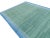 Green Handmade Green and Blue Geometric Cotton Rug-12'x15' For Sale - Image 8 of 11