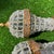 French 1970s Regency Style Gold and Crystal Baby Pendant Lights- A Pair For Sale - Image 3 of 6