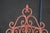 Vintage French Style Red Scrolled Wrought Iron Four-Tier Corner Etagere Stand For Sale - Image 6 of 18