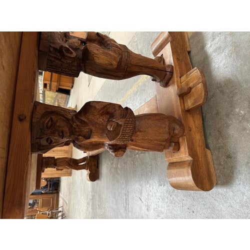 Solid Elm Mountain Table, 1950s For Sale - Image 6 of 18