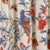 Four pairs (8 panels) of floral Chinoserie draperies. Thibaut “Giselle” Pattern T14228 colorway Blue /Coral / Red . Each...