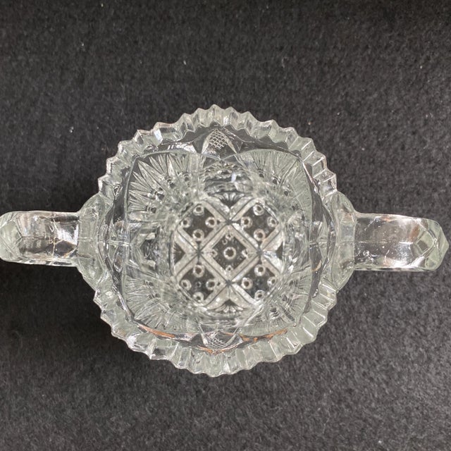 Stunning! American Brilliant Period (Abp); Late 1800’s-Early 1900’s. Rare; Hand Cut Sparkling Sugar/ Multi Purpose Piece For Sale - Image 9 of 12