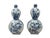 Oriental Slim Flat Gourd Shape Flower Theme Porcelain Art Vase For Sale - Image 10 of 14