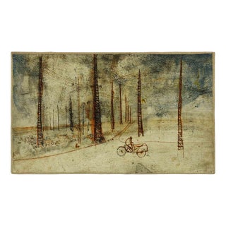 Renzo Vespignani, Suburbs, 1970s, Canvas For Sale