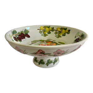 Vintage 1980’s Portmeirion Pomona Fruit Pedestal Bowl or Compote